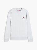 Gri Bluza De Trening Cu Guler Rotund  Fleece Si Steag  Barbati