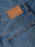 Denim Blugi Tapered Whiskered Cu Croiala Regular  Barbati