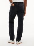 Denim Blugi Negri Ryan Cu Croiala Slim Dreapta  Barbati