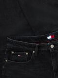 Denim Blugi Negri Ryan Cu Croiala Slim Dreapta  Barbati