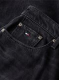 Denim Blugi Negri Ryan Cu Croiala Slim Dreapta  Barbati