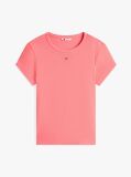 Roz Tricou Slim Essential  Femei