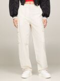 Beige Harper High Rise Mom Cargo Trousers  Women