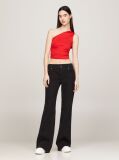 Red Asymmetrical Cropped Tank Top  Women