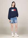 Blue Flag Oversized Fit Sweatshirt  Women