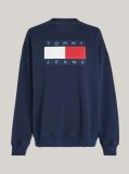Blue Flag Oversized Fit Sweatshirt  Women