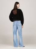 Black Teddy Fleece Oversized Sweatshirt  Women