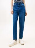 Denim Mom Jeans Tapered Cu Talie Ultra Inalta  Femei
