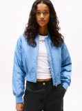 Blue Jacheta Bomber Captusita Impermeabila  Femei