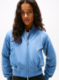 Blue Jacheta Bomber Captusita Impermeabila  Femei