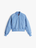 Blue Jacheta Bomber Captusita Impermeabila  Femei