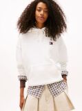 White Badge Boxy Fit Hoody  Women