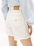 Denim Pantaloni Scurti Mom Din Jeansi Cu Tiv Brut Si Croiala Regulata  Femei