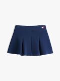 Blue Fit And Flare Mini Skirt  Women