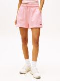 Roz Pantaloni Scurti Relaxate Din Material De Trening  Femei