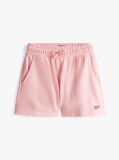 Roz Pantaloni Scurti Relaxate Din Material De Trening  Femei