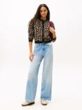 Denim Jeansi Claire Cu Talie Inalta Si Croiala Larga  Femei