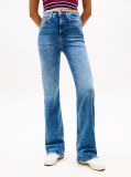 Denim High Rise Skinny Flared Leg Jeans  Women