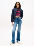 Denim High Rise Skinny Flared Leg Jeans  Women