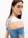 Denim Rochie Mini Chambray Fit-And-Flare  Femei