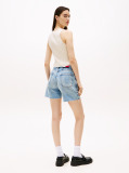 Bej Top Slim Cu Bretele Racerback Ribbed  Femei
