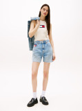 Bej Top Slim Cu Bretele Racerback Ribbed  Femei