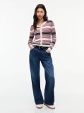 Multi Cardigan Cu Croiala Slim Guler Clasic Si Steag Brodat  Femei