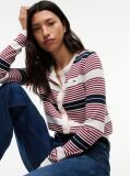 Multi Cardigan Cu Croiala Slim Guler Clasic Si Steag Brodat  Femei