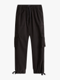 Negru Pantaloni Cargo Largi  Femei