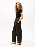 Negru Pantaloni Cargo Largi  Femei