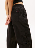 Negru Pantaloni Cargo Largi  Femei