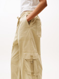 Khaki Pantaloni Cargo Largi  Femei