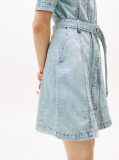 Denim Rochie Mini Denin Cu Curea  Femei