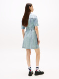 Denim Rochie Mini Denin Cu Curea  Femei