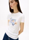 Bej Tricou Butterfly Cu Croiala Slim  Femei