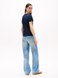 Blue Tricou Regular Essential Cu Logo  Femei