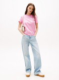 Roz Tricou Regular Essential Cu Logo  Femei