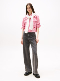 Multi Camasa Crop Relaxata Cu Broderie Crest  Femei