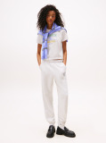 Bej Tricou Crest Regular Cu Steagul  Femei