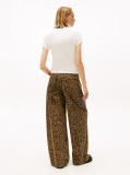 Alb Tricou Slim Bling Linear  Femei