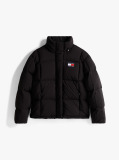 Black Down Hooded Alaska Puffer Jacket  Women