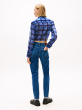 Denim Blugi Slim Cu Talie Medie  Femei