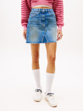 Denim Fusta Mom  Femei