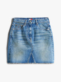 Denim Fusta Mom  Femei