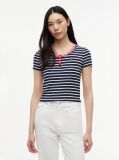 Multi Slim Henley T-Shirt  Women
