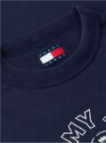Blue T-Shirt Heritage Cu Croiala Regular Si Logo  Femei