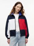 Blue Jacheta De Vant Oversized Regatta Cu Logo Pe Spate  Femei