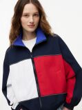 Blue Jacheta De Vant Oversized Regatta Cu Logo Pe Spate  Femei