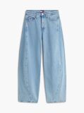 Denim Blugi Cu Talie Medie Croiala Evazata Si Cusaturi  Femei