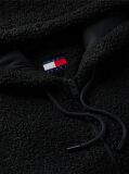 Negru Hanorac Cu Fleece Si Fermoar  Femei